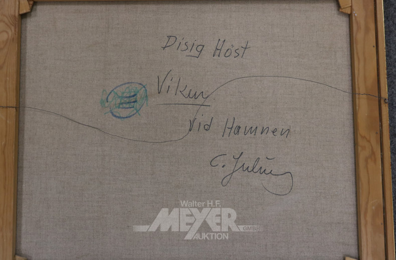 Gemälde, ''Dorfansicht''