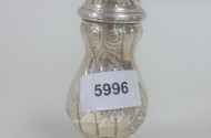 Zuckerstreuer, Silber, ca. 90 g.