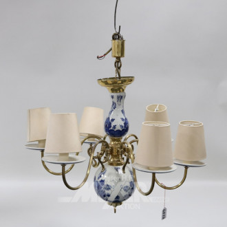 Kronleuchter, 6-flammig,