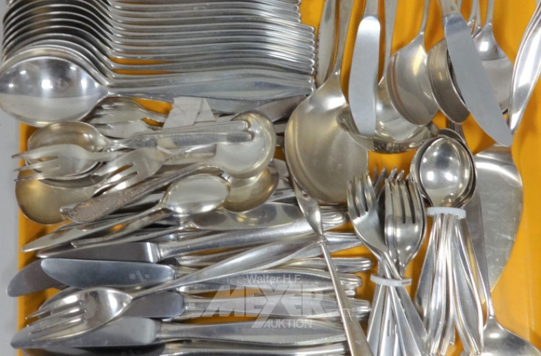 Posten Besteckteile, teilw. WMF-Patent