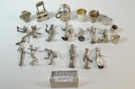 Sammlung Silber-Kleindekoration: