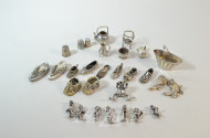 Sammlung Silber-Kleindekoration: