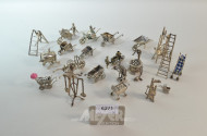 Sammlung Kleindekorationen, Silber: