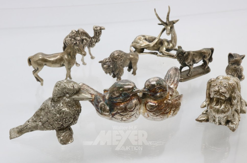 umfangr. Sammlung Miniatur-Tierfiguren