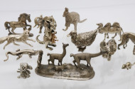umfangr. Sammlung Miniatur-Tierfiguren