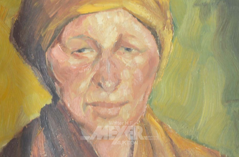 kl. Gemälde ''Damenportrait''