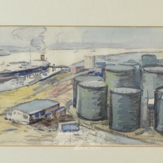 Bild ''Kattwyk Hafen Tanklager''