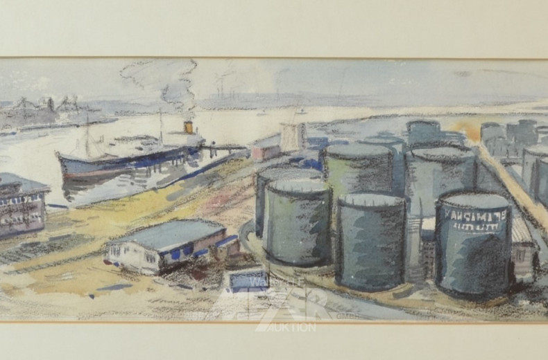 Bild ''Kattwyk Hafen Tanklager''