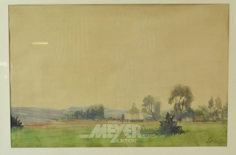 Aquarell ''Landschaft''