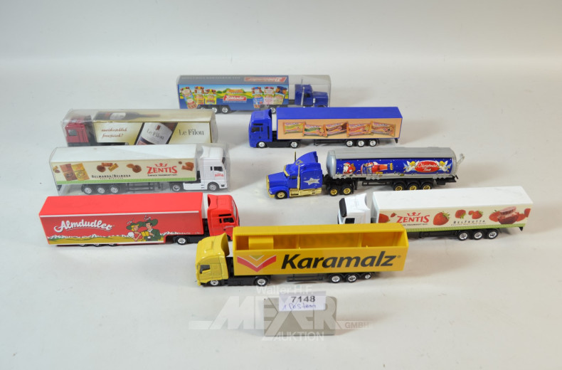 Posten div. Werbe-/Sammeltrucks,