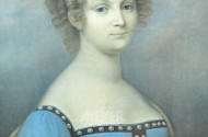 Bild ''Damen Portrait mit Krone''