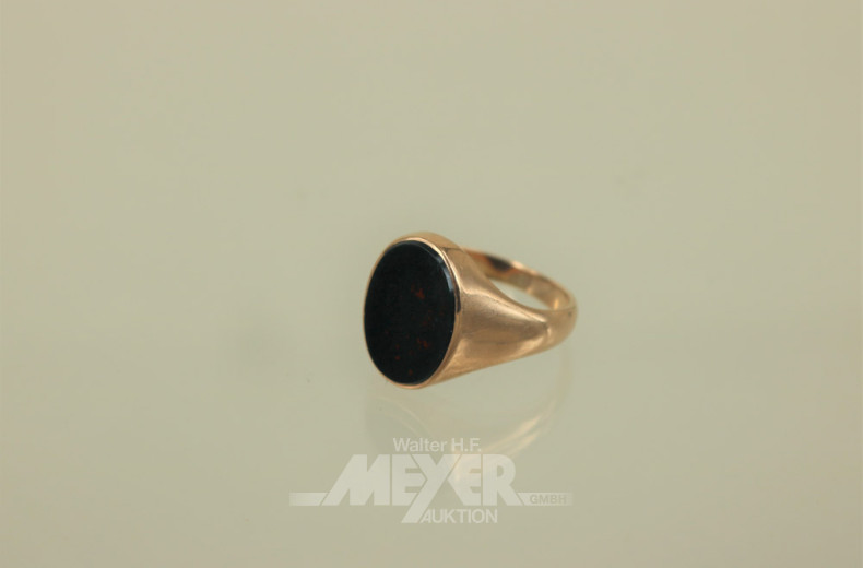 Damenring, 585er GG, mit Lagenstein