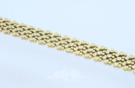 Gliederarmband, 585er GG, ca. 39,5 g.,