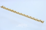 Gliederarmband, 585er GG, ca. 25 g.