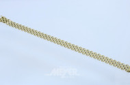 Ketten-Armband, 585er GG, ca. 27 g.