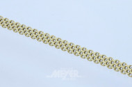 Ketten-Armband, 585er GG, ca. 27 g.