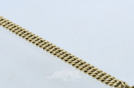 Ketten-Armband, 585er GG, ca. 24 g.,