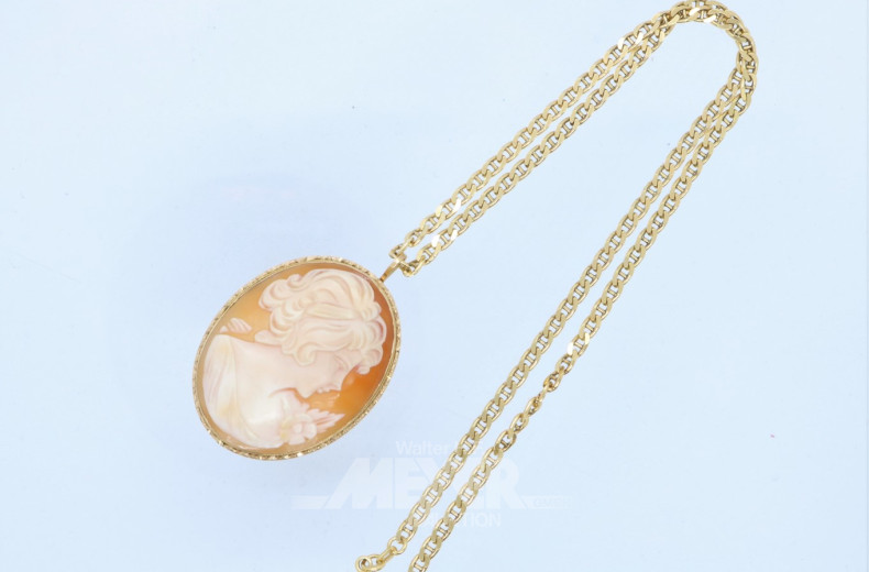 Kette, 585er GG, ca. 7,5 g.,