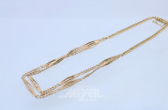 Collier, 585er RG, ca. 29 g.