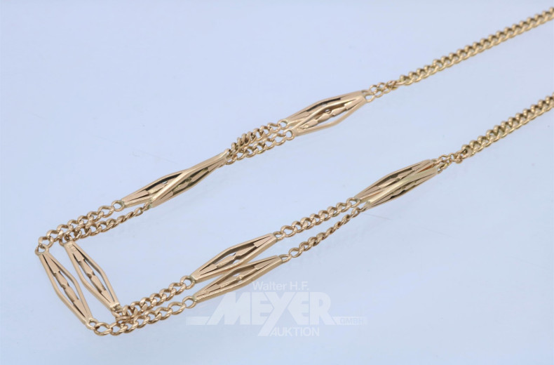 Collier, 585er RG, ca. 29 g.