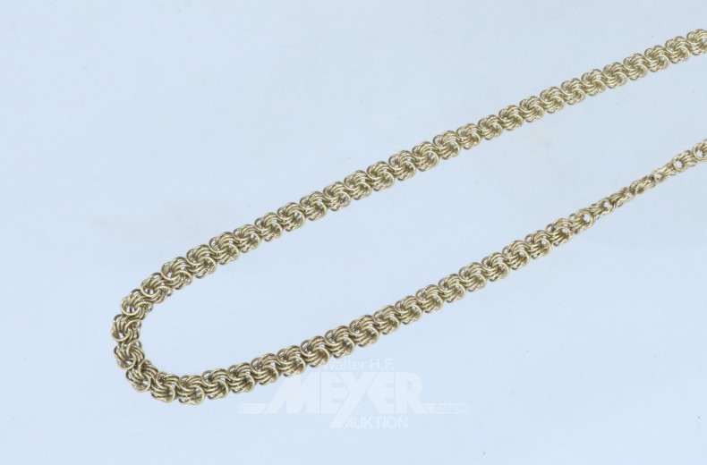 Kette, 585er GG, im Verlauf, ca. 11 g.