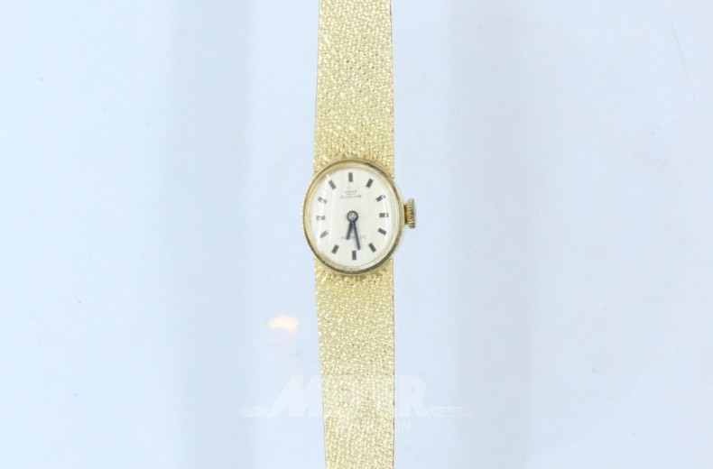kl. Damenarmbanduhr, 585er GG, GLYCINE,