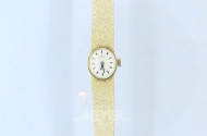 kl. Damenarmbanduhr, 585er GG, GLYCINE,