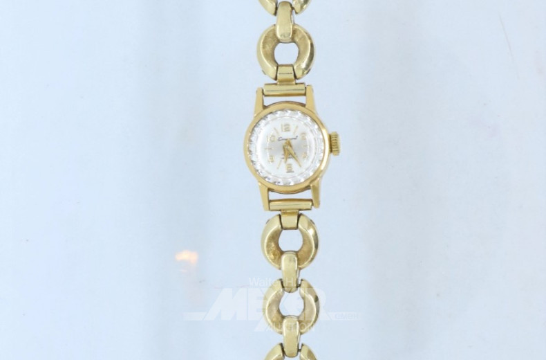 Damenarmbanduhr, 750er GG, EMINENT,