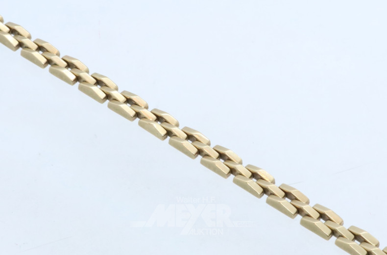 Gliederarmband, 333er GG, ca. 13 g.