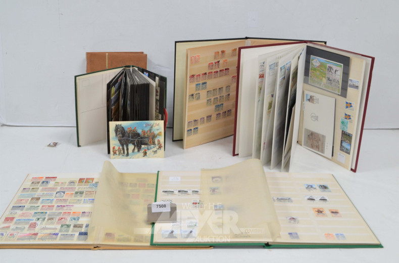 gr. Posten Briefmarkenalben