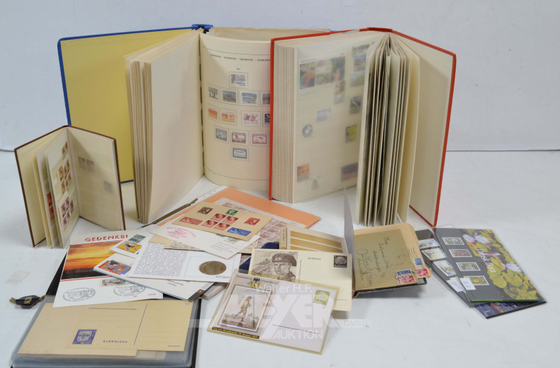 gr. Posten Briefmarkenalben