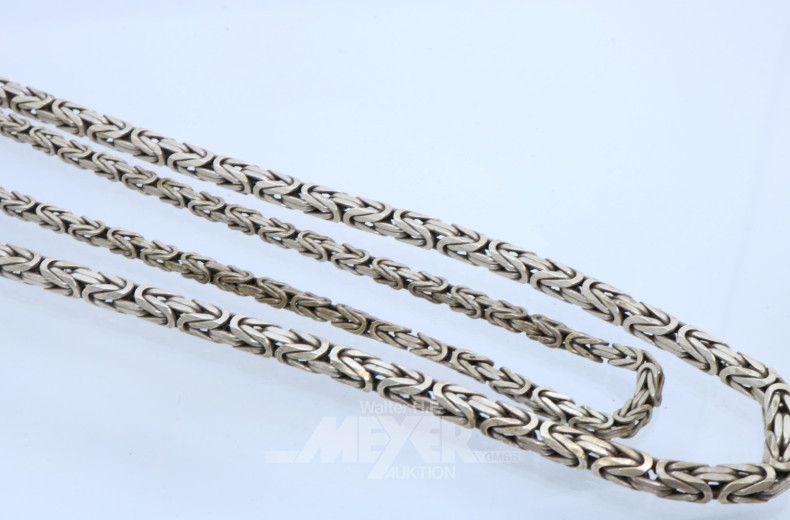 2 Ketten, 925er Silber