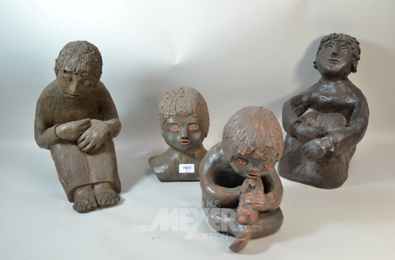 4 Tonfiguren ''Kinder''