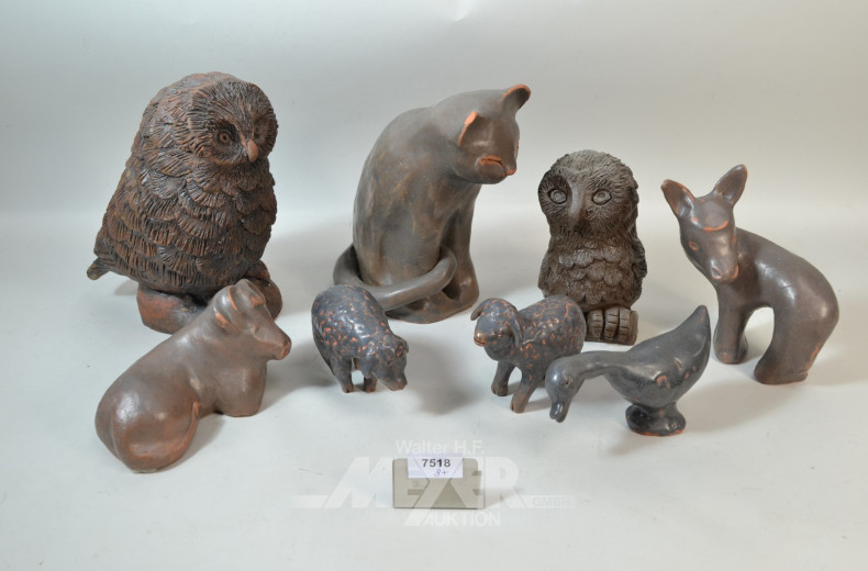 8 div. Tonfiguren: u.a.