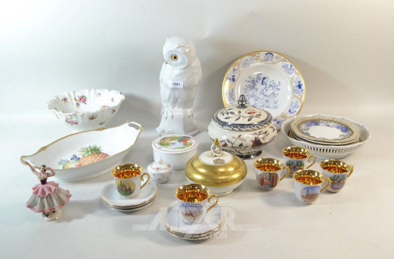 Porz.-Konvolut best. aus: