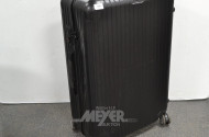 2 gr. Reisekoffer RIMOWA, schwarz u. silber,