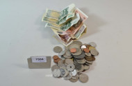 Posten Geldscheine und Münzen