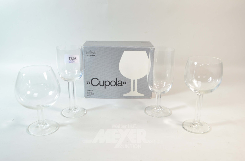 65 Gläser ROSENTHAL ''Copular''