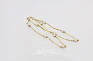 zartes Armband, 585er Gelbgold,