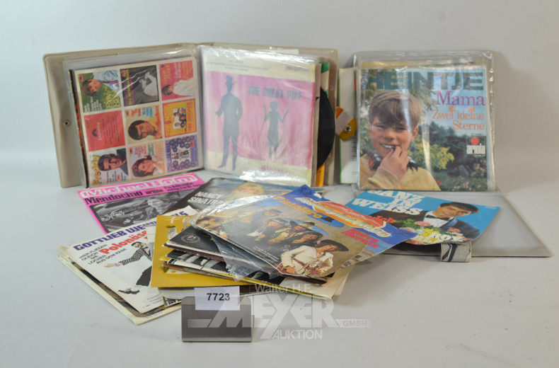 Posten LP´s sowie  CD´s