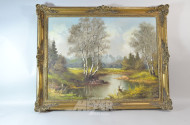 Gemälde ''Gebirgssee''