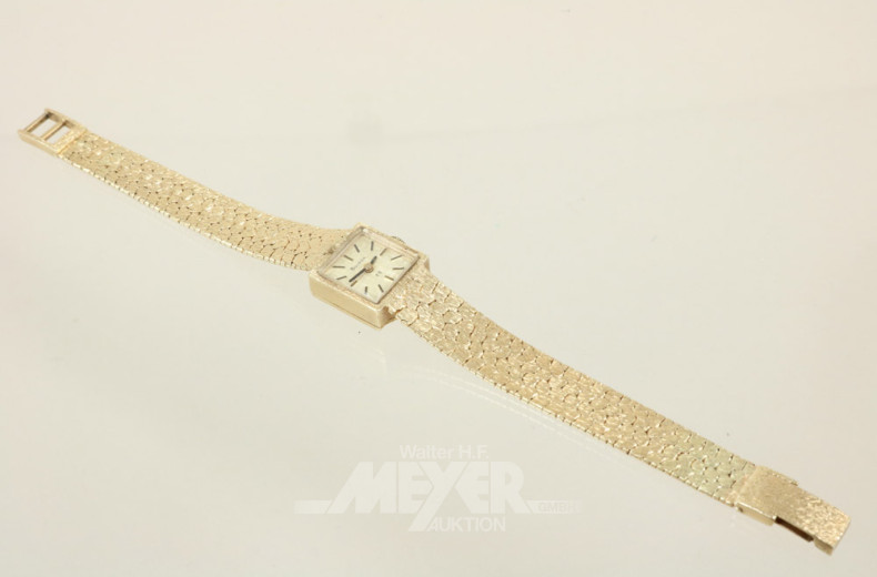 Damenarmbanduhr, BULOVA, 585er GG