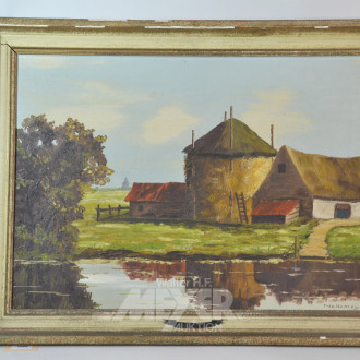 Gemälde ''Bauernhof''