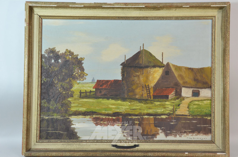 Gemälde ''Bauernhof''