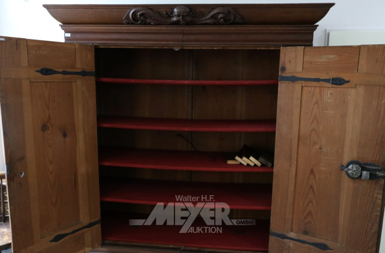 Dielenschrank, Gardist, Weichholzkorpus