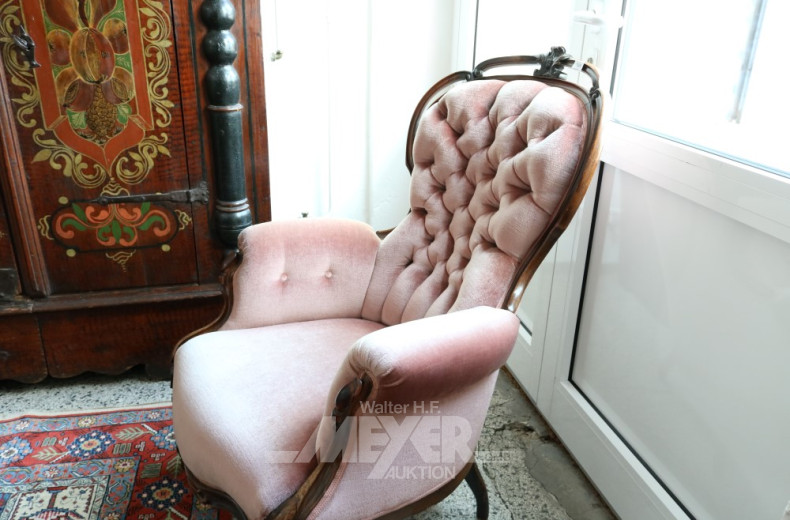 Armlehnsessel, Mahagoni, L.-Ph.-Stil