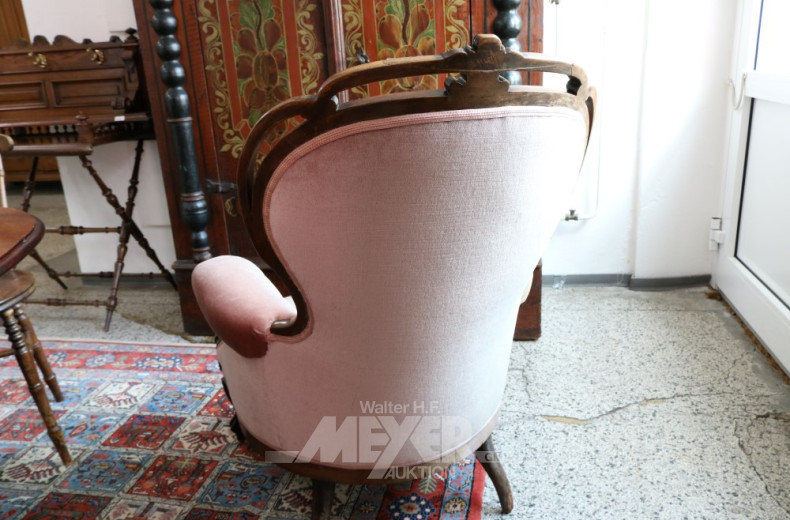 Armlehnsessel, Mahagoni, L.-Ph.-Stil