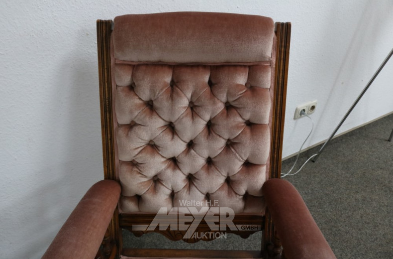 Schaukelstuhl, Nussbaum,