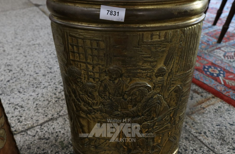 Schirmständer, Messing sowie