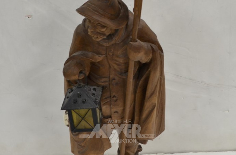 Holzschnitzfigur ''Nachtwächter''